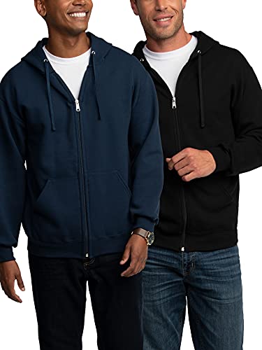 Full Zip - 2 Pack - Black/Navy