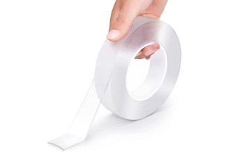 EZlifego Double Sided Tape Heavy Duty, Multipurpose Removable Clear & Tough Mounting Tape Sticky Adhesive, Reusable Strong Wall Tape Picture Hanging Strips Poster Carpet Tape (Extra Large 9.85FT)